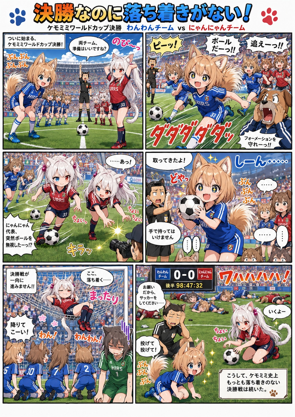 ケモミミワールドカップ決勝！