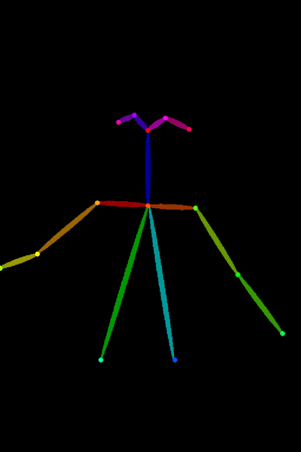 初めて手書き絵から生成してみました