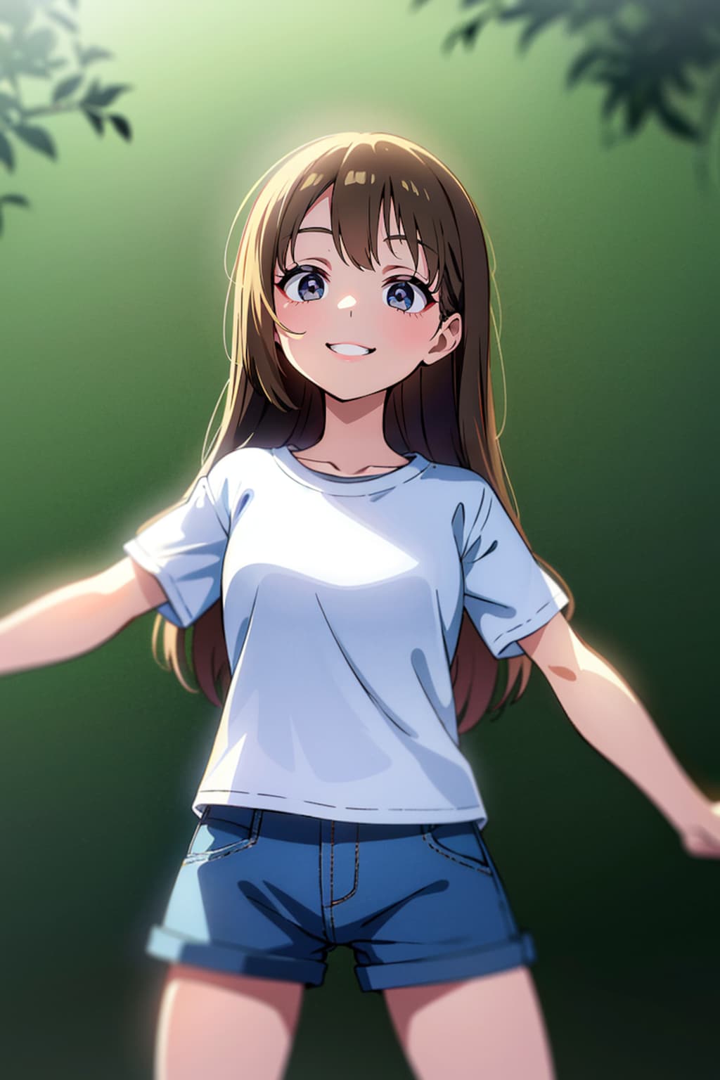 初めて手書き絵から生成してみました