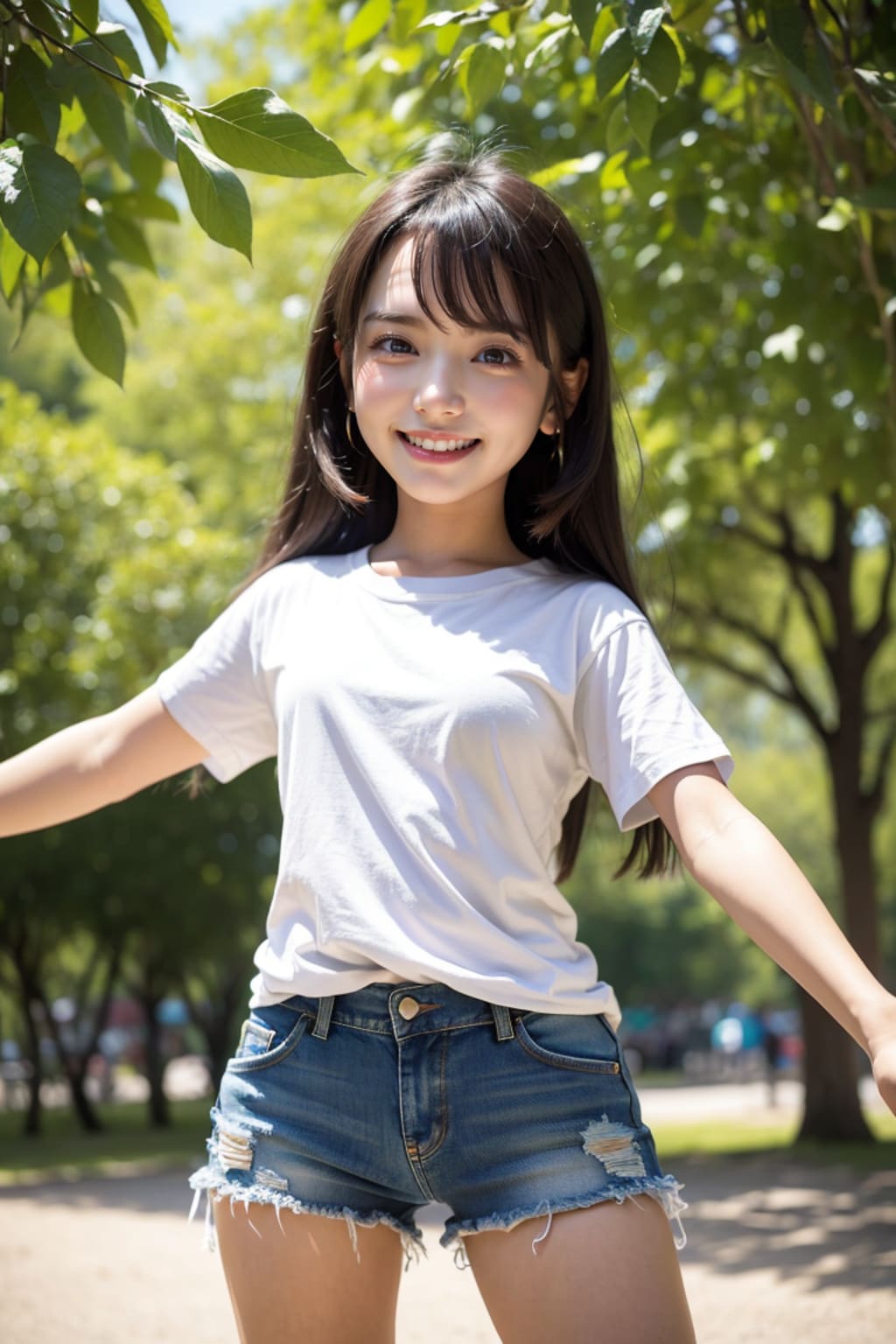 初めて手書き絵から生成してみました