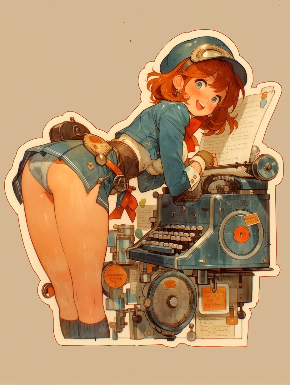 SteamPunk Typewriter