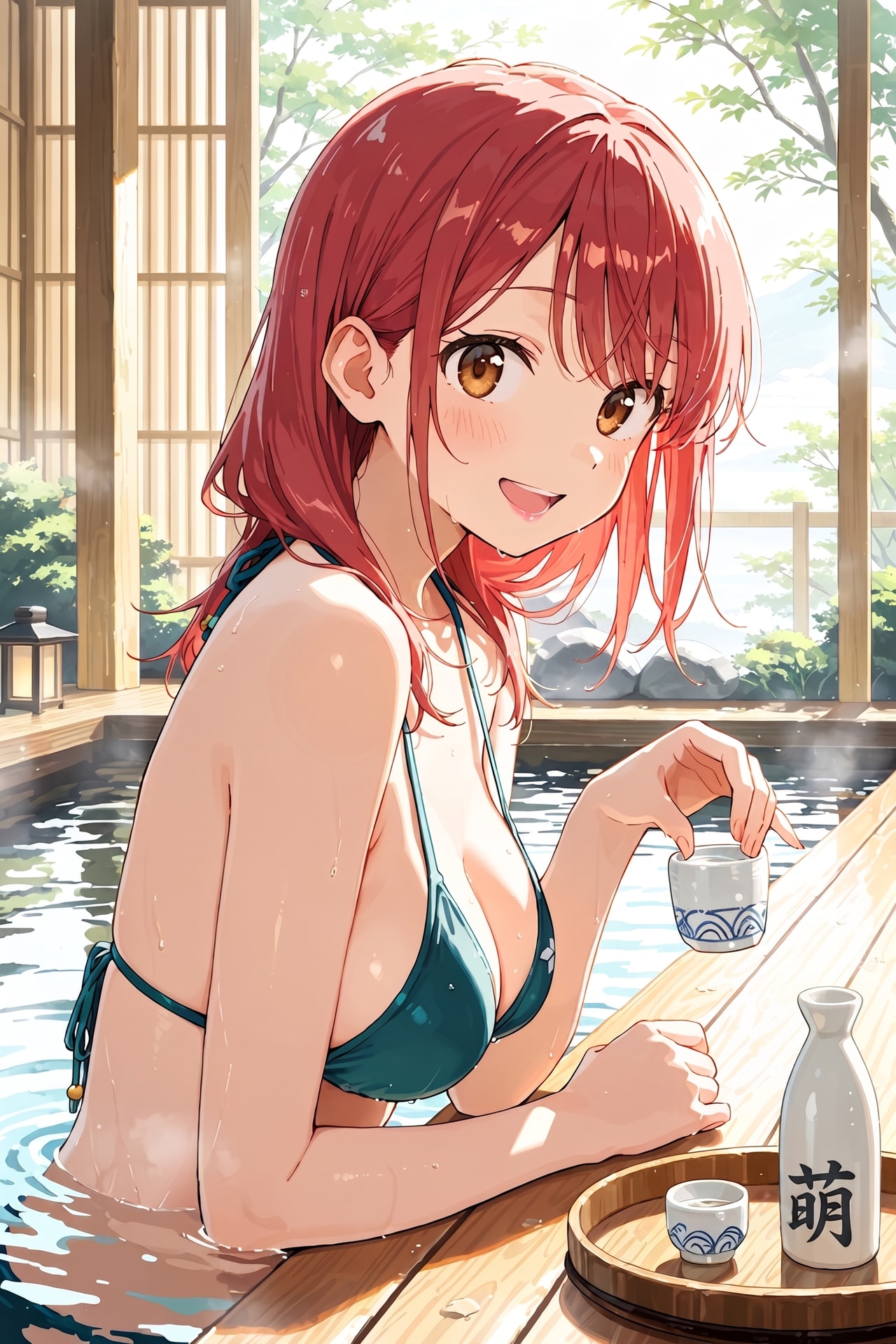 温泉で女の子と日本酒・全年齢版 Z730
