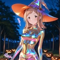 ド派手なハロウィン衣装に大金をつぎ込んだが、冷静を保っている櫻木真乃 6枚目