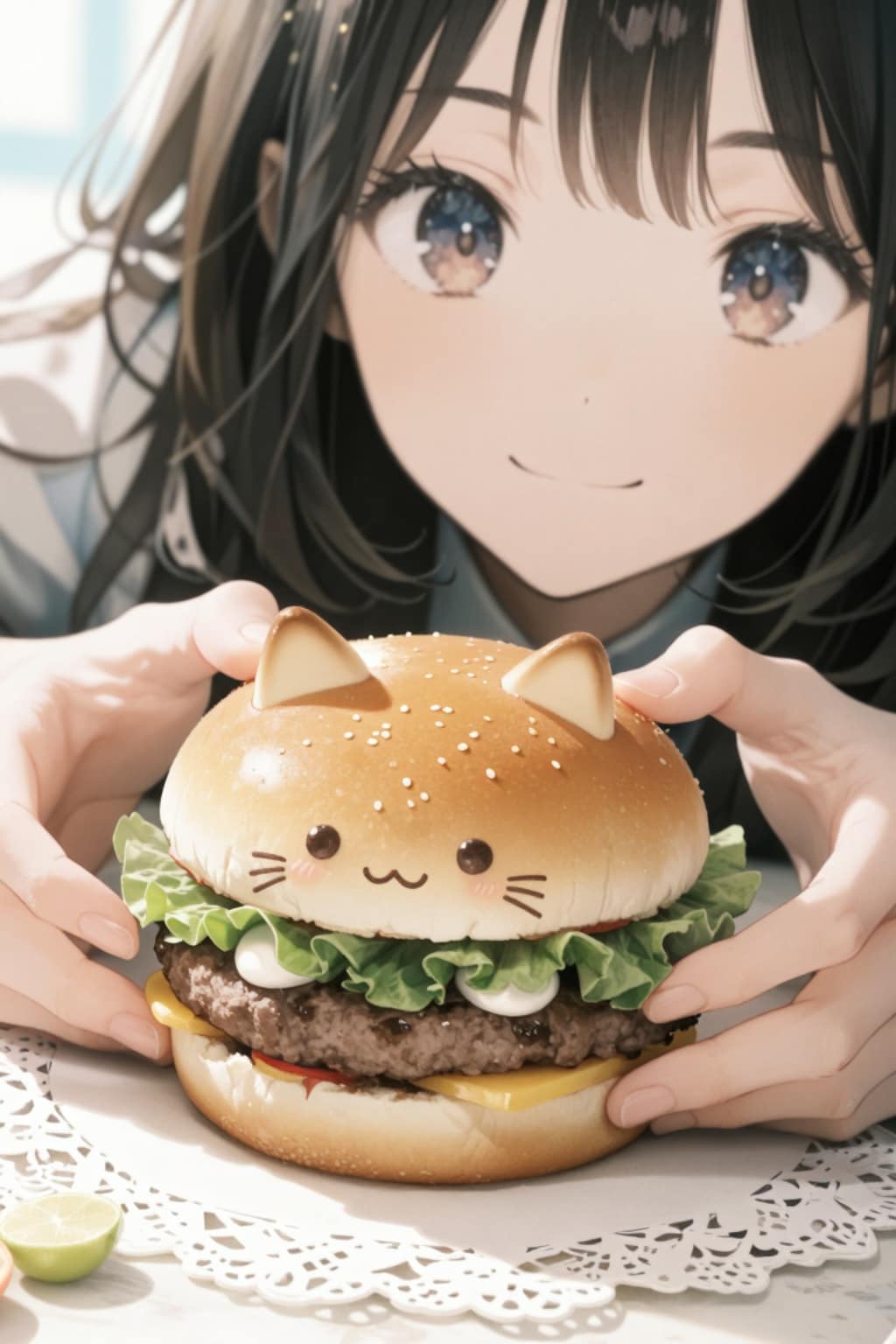 にゃんバーガー