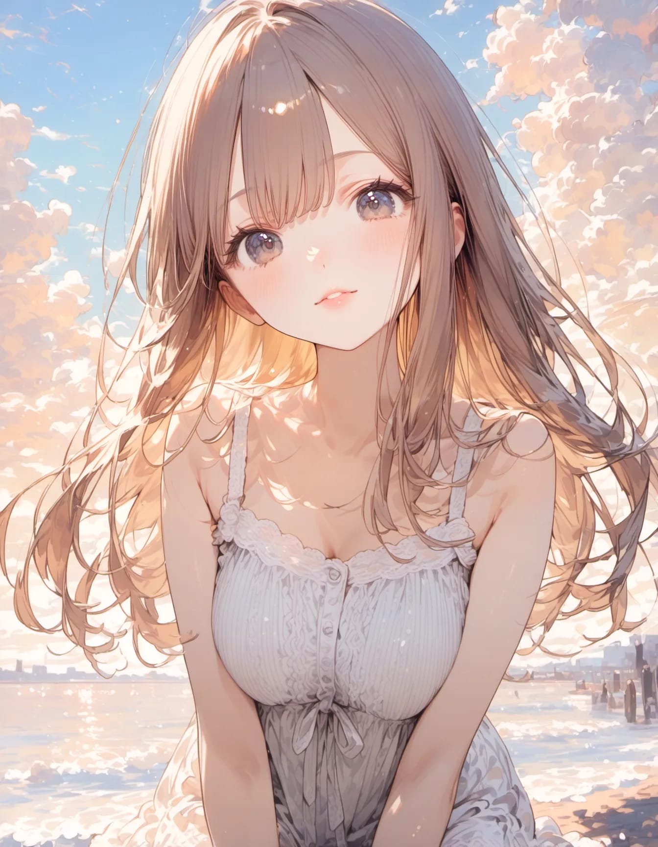 Whispers of the Twilight Sea | の人気AIイラスト・グラビア