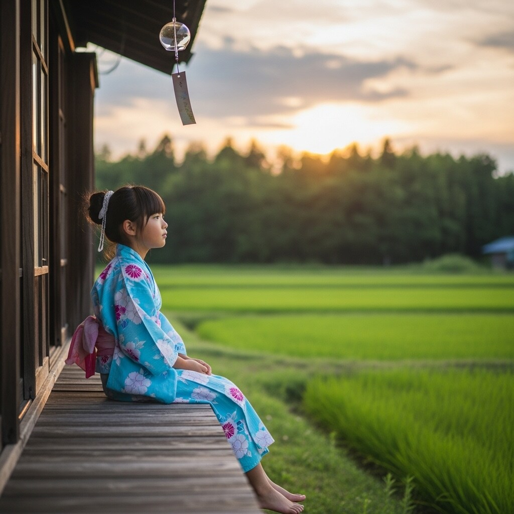 風鈴が揺れる、夏のひととき