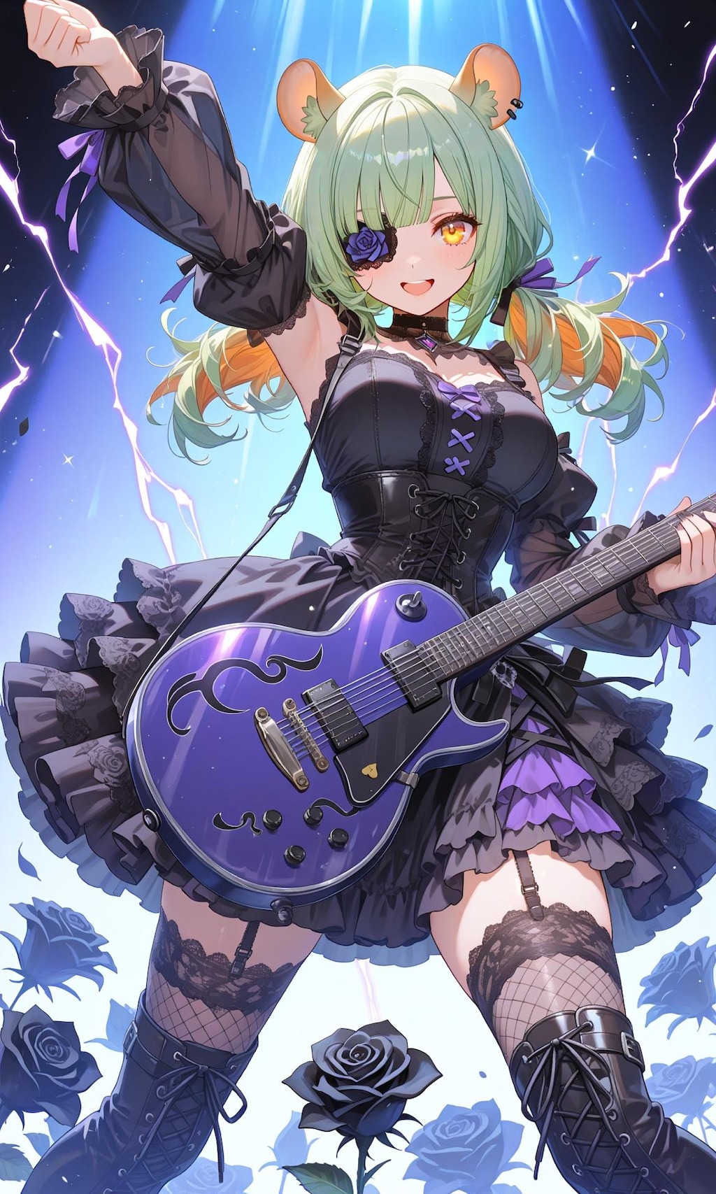 ゴスロリファッションで歌いますっ★