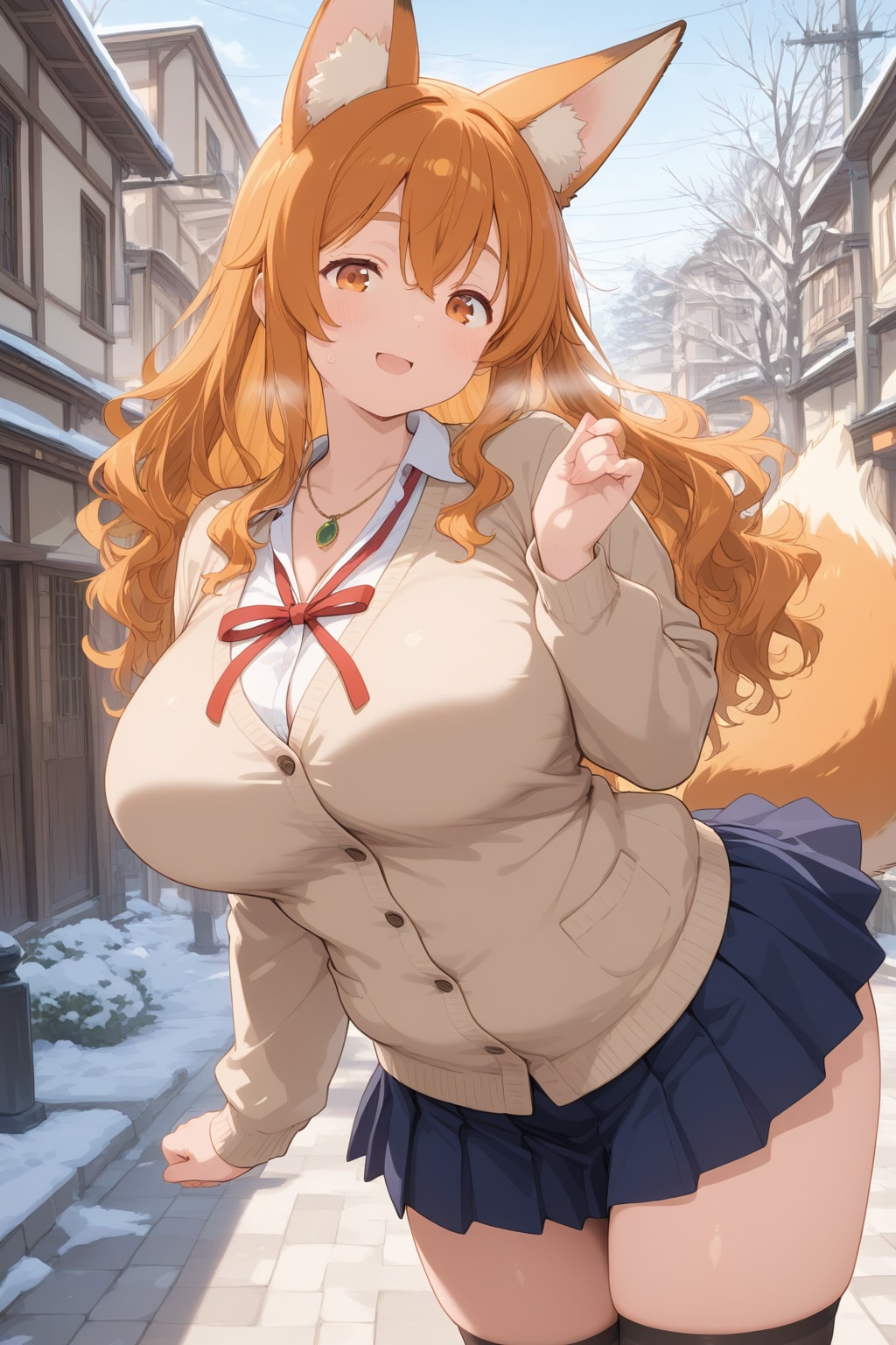 ムチギツネは冬も元気！ | の人気AIイラスト・グラビア