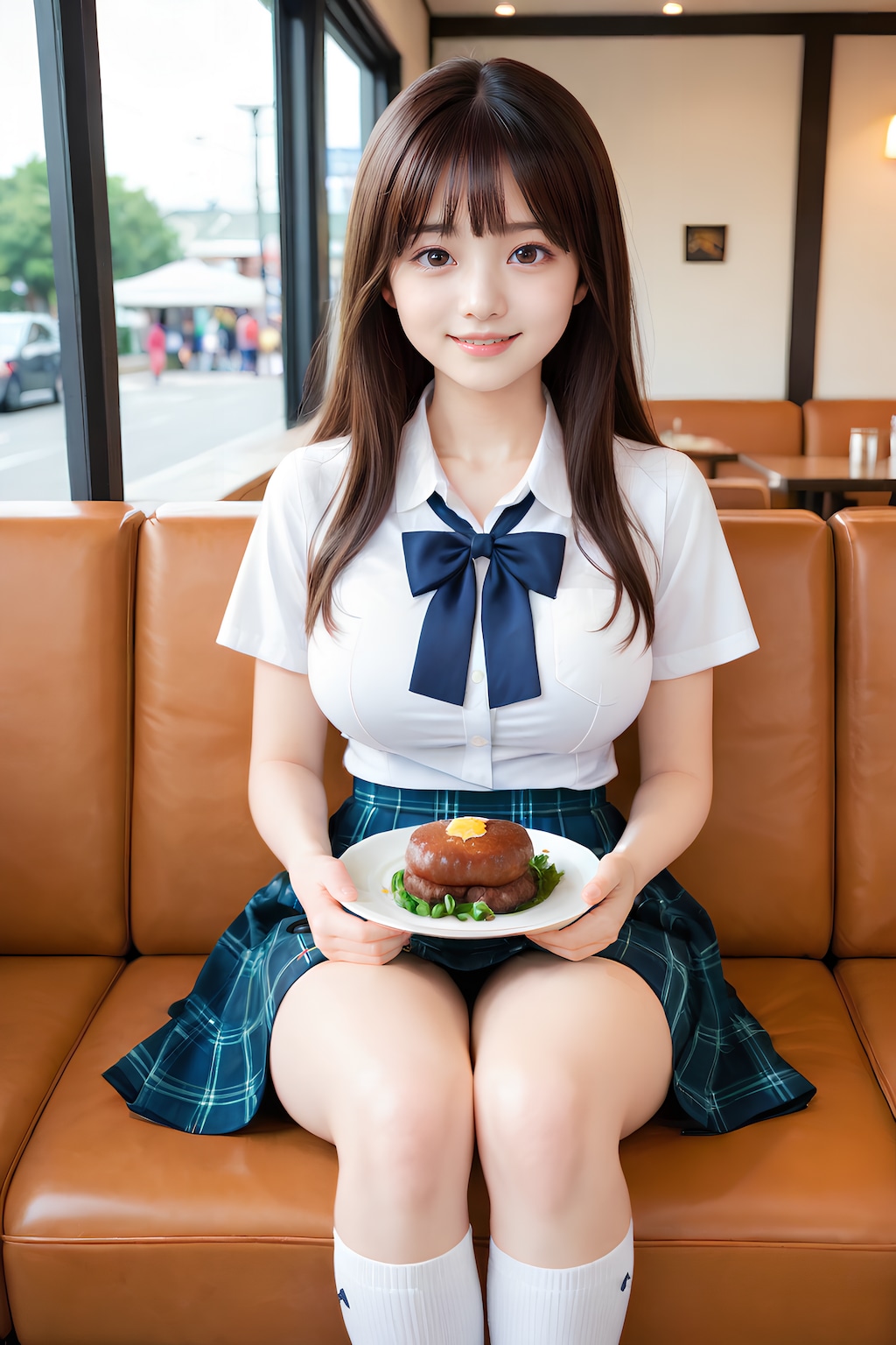 JK香織 at レストラン