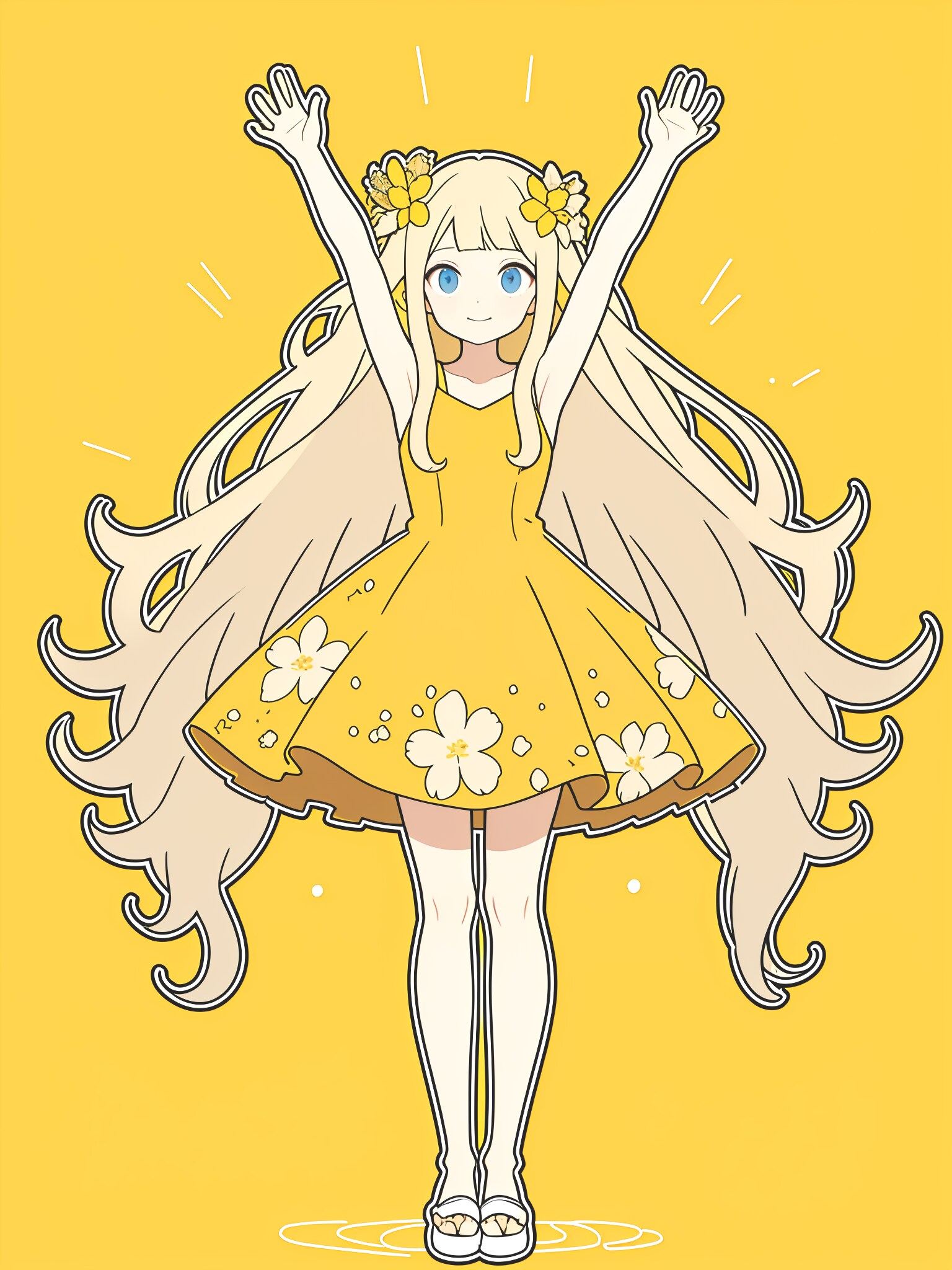 hands up | の人気AIイラスト・グラビア