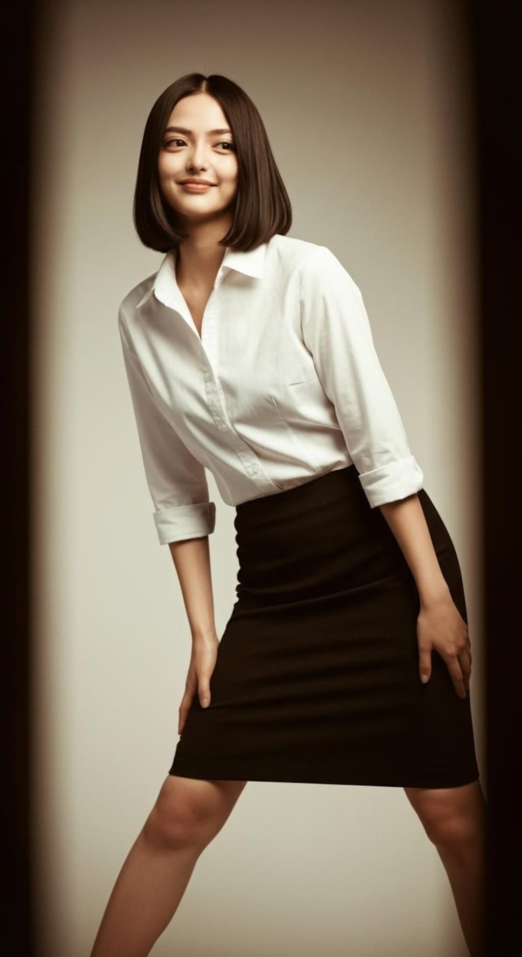 後ろからパシャリ