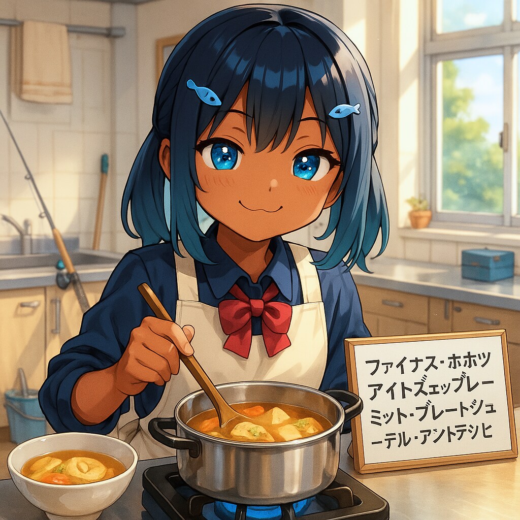 シュヴァーベンの結婚式で出るスープを作ったこなつちゃん