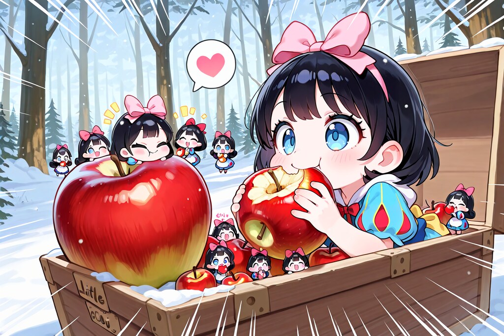 白雪姫とお歳暮の林檎