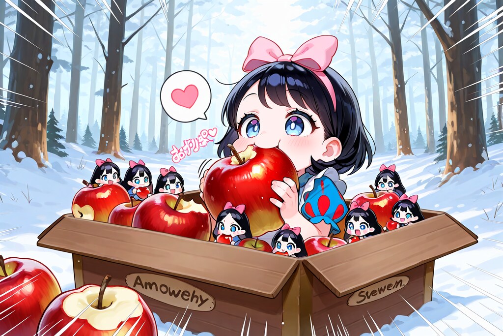 白雪姫とお歳暮の林檎