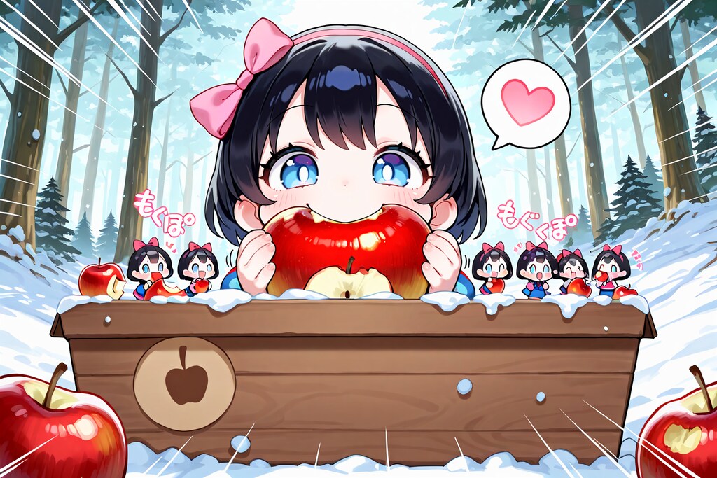 白雪姫とお歳暮の林檎