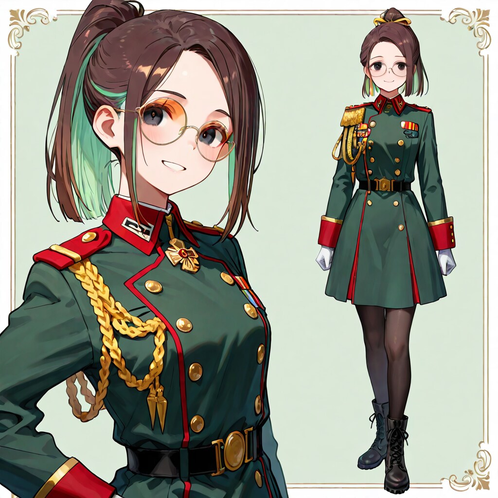 軍服さんに名前を！ | の人気AIイラスト・グラビア