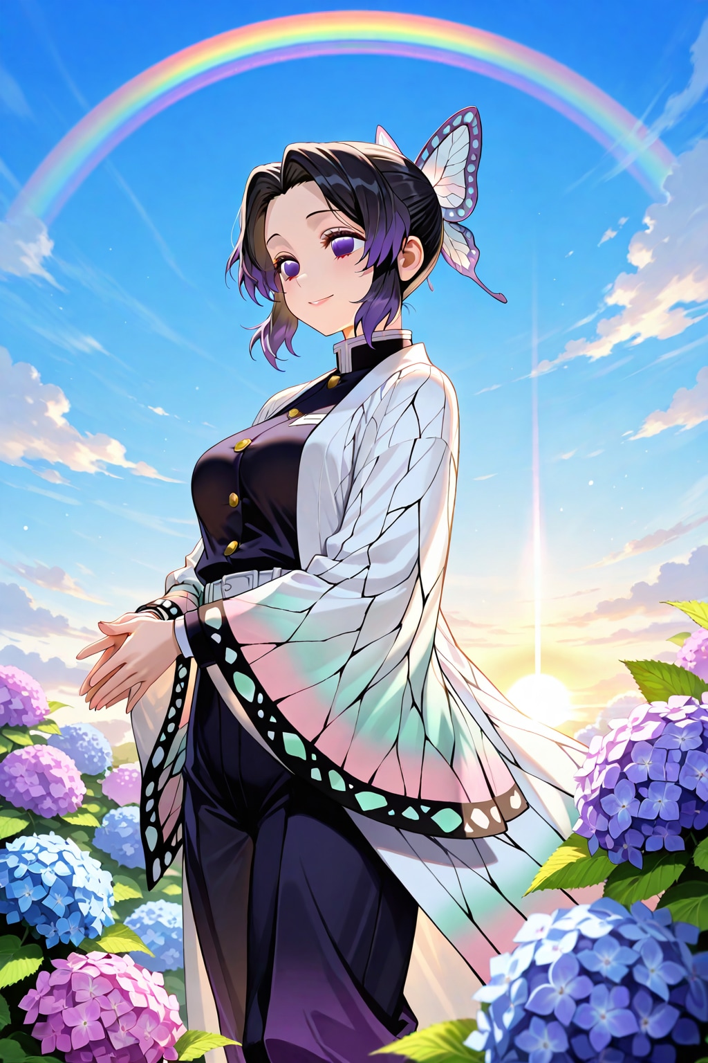 しのぶさん紫陽花