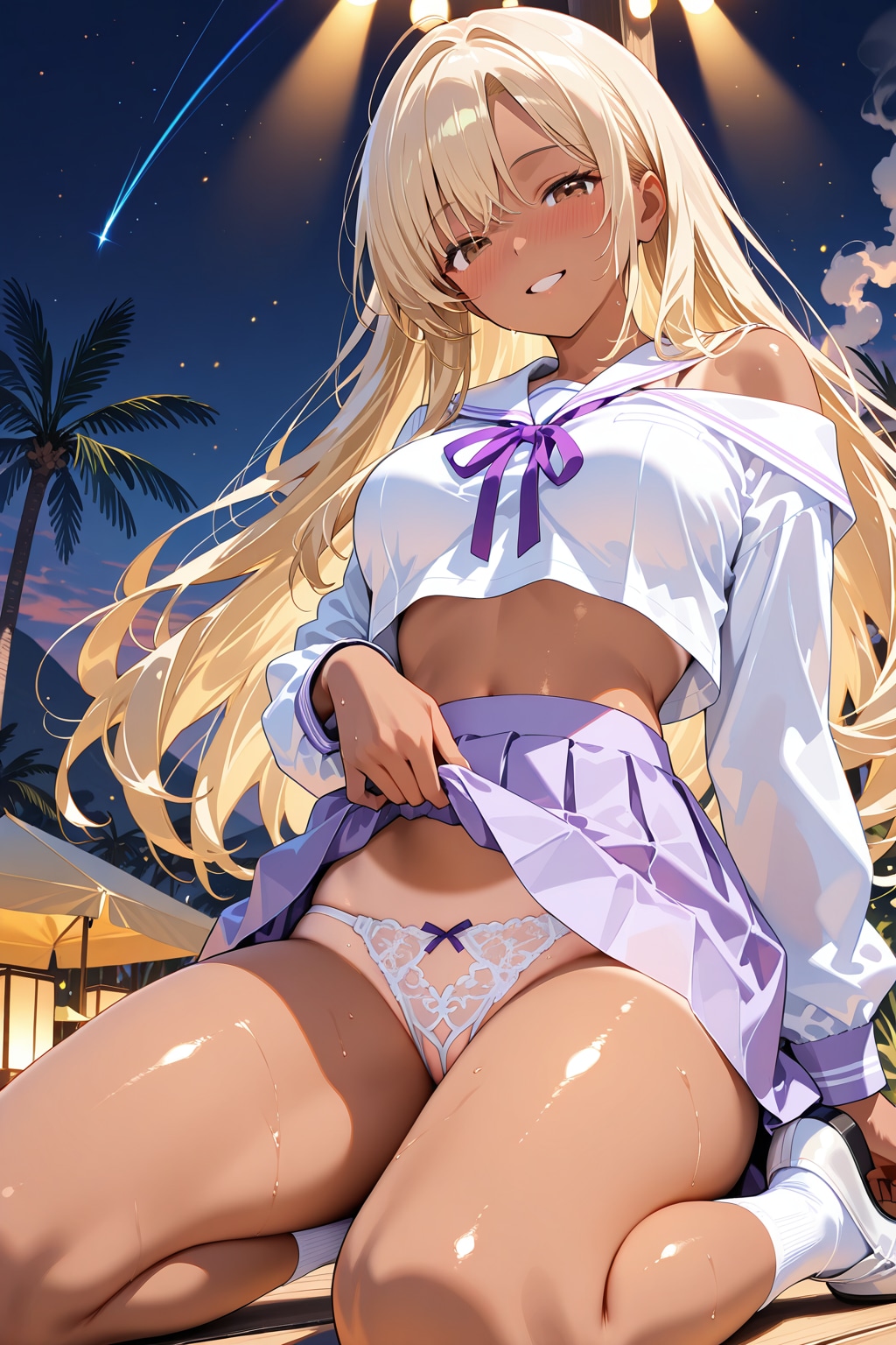 今日ねっ… 勝負下着なのっ♡