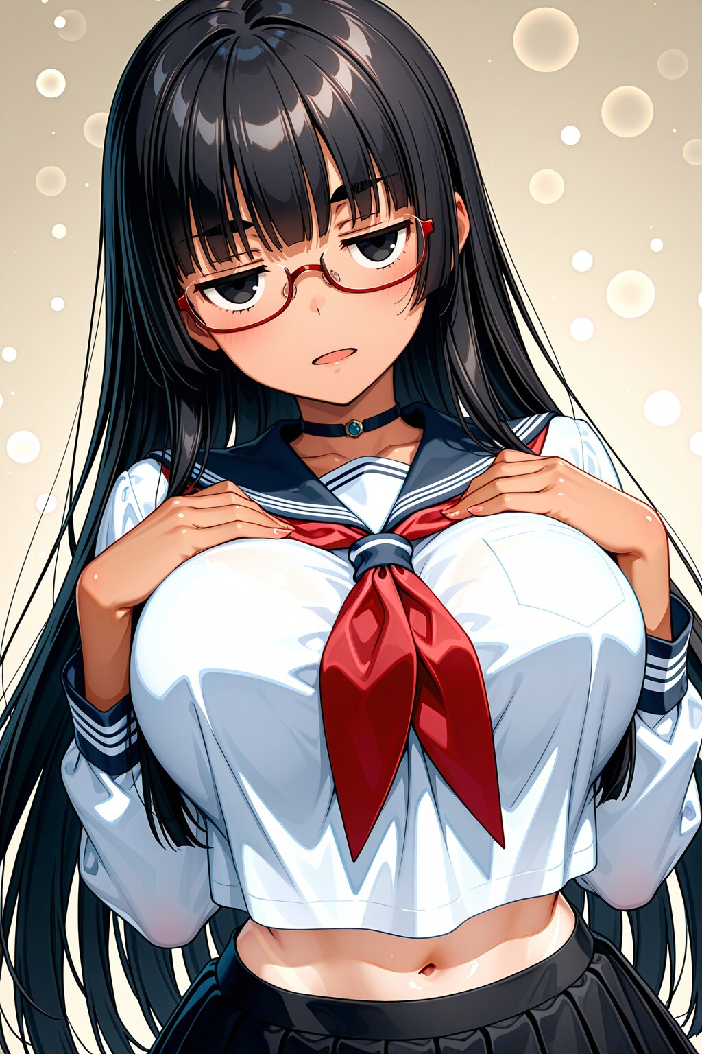 ジト目