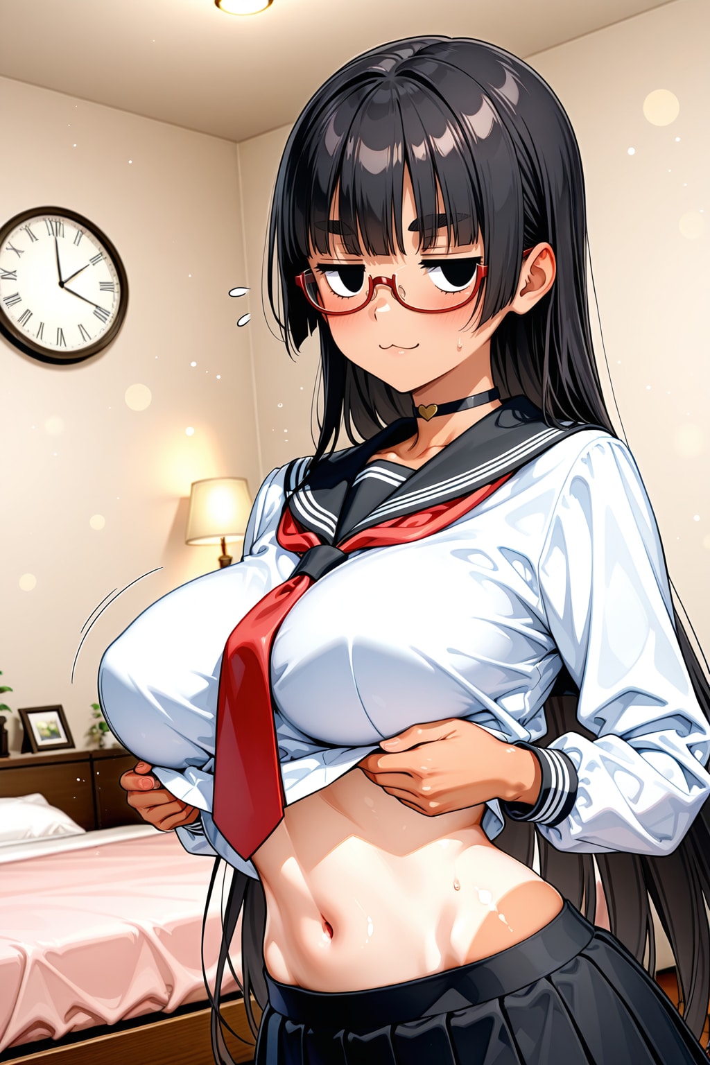 ジト目
