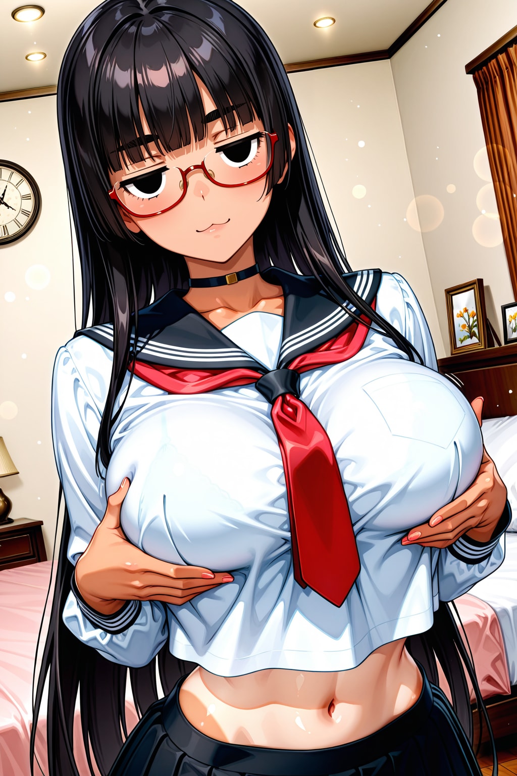ジト目