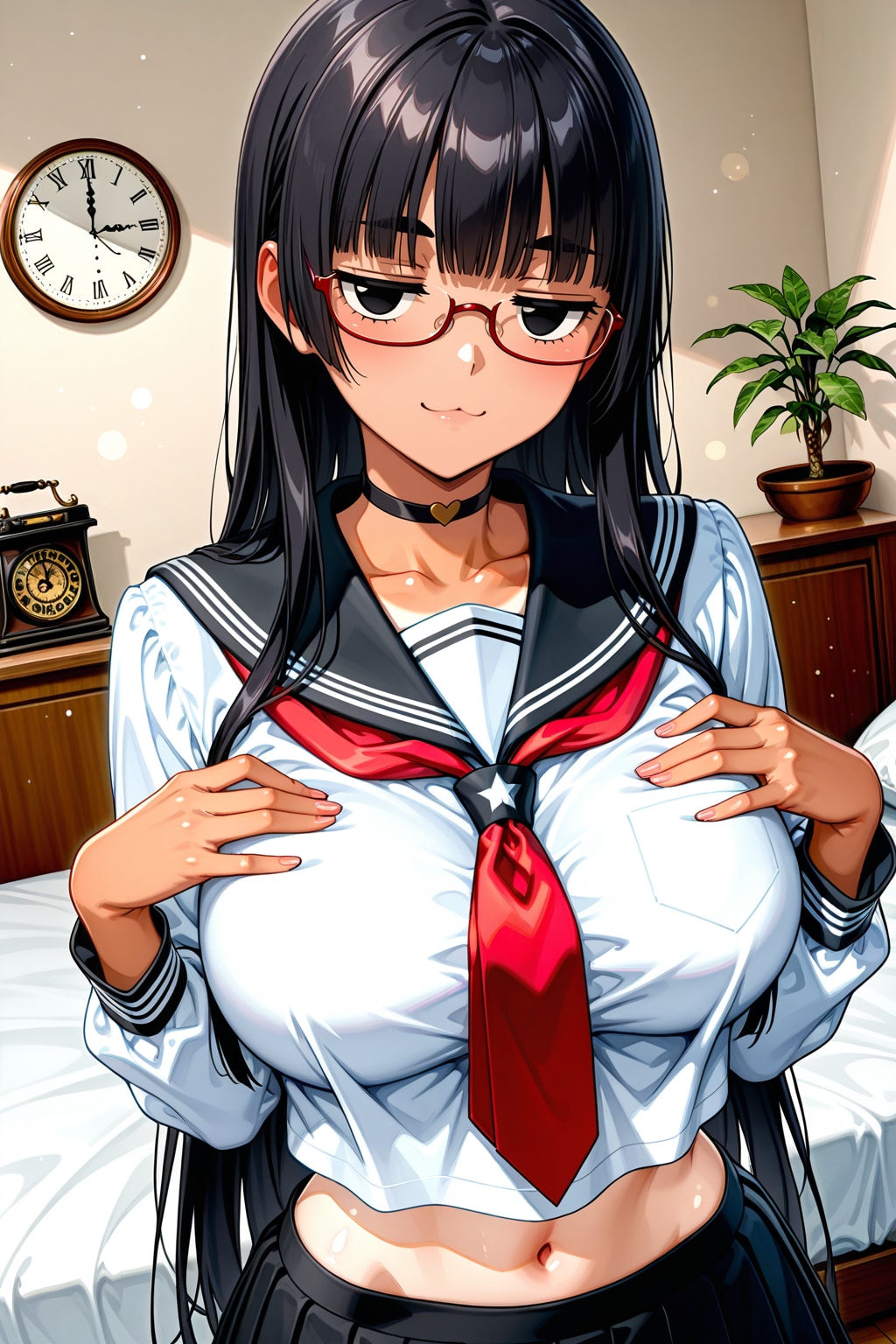 ジト目