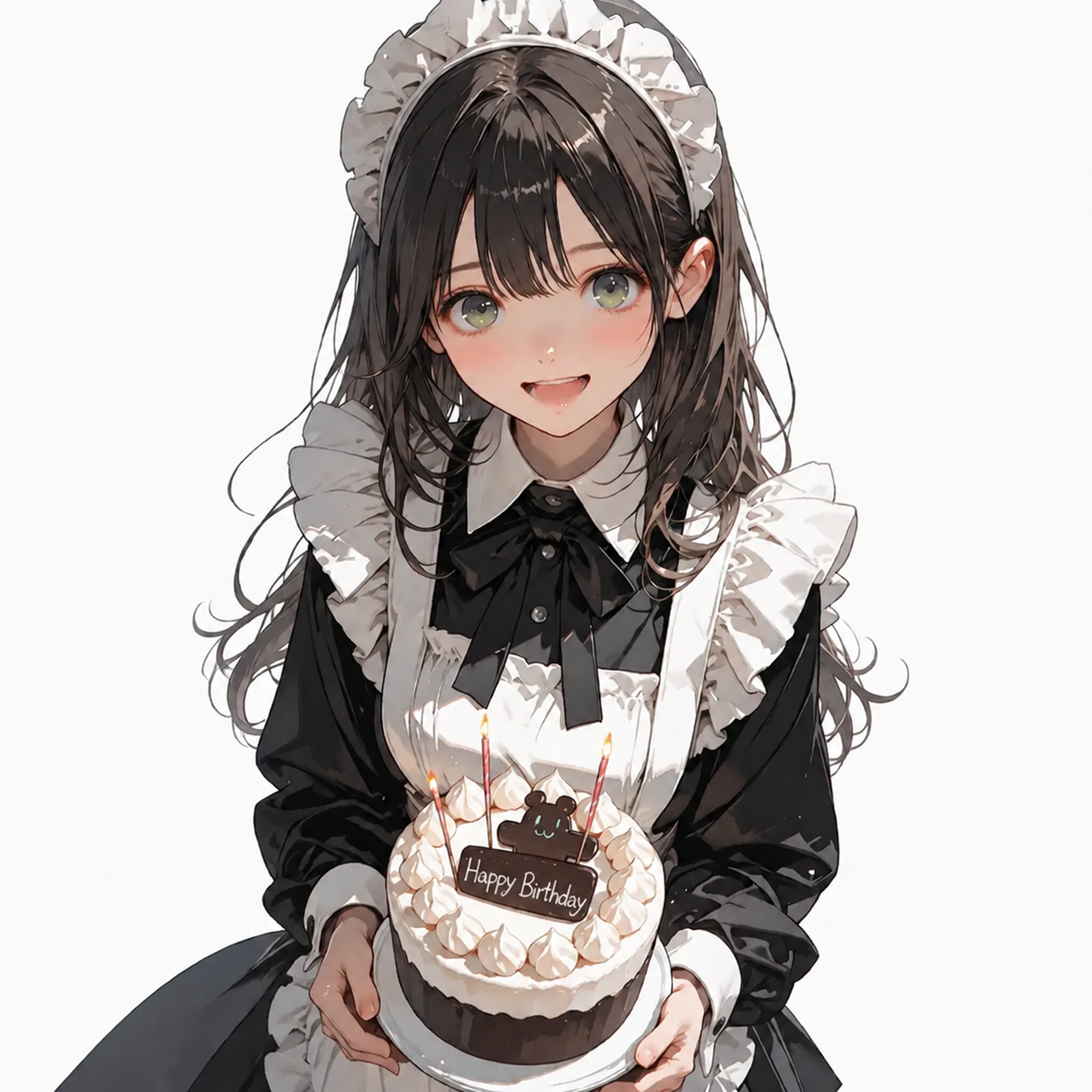 メイドに誕生日を祝われた