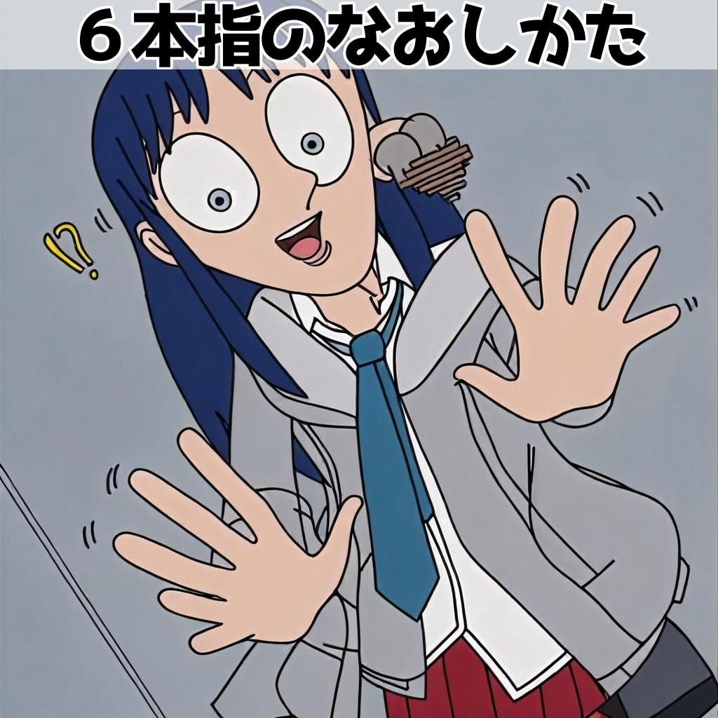 ibisPaint講座（６本指のなおし方）