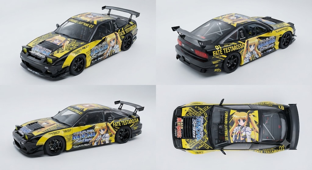 フェイトテスタロッサ痛車180SX