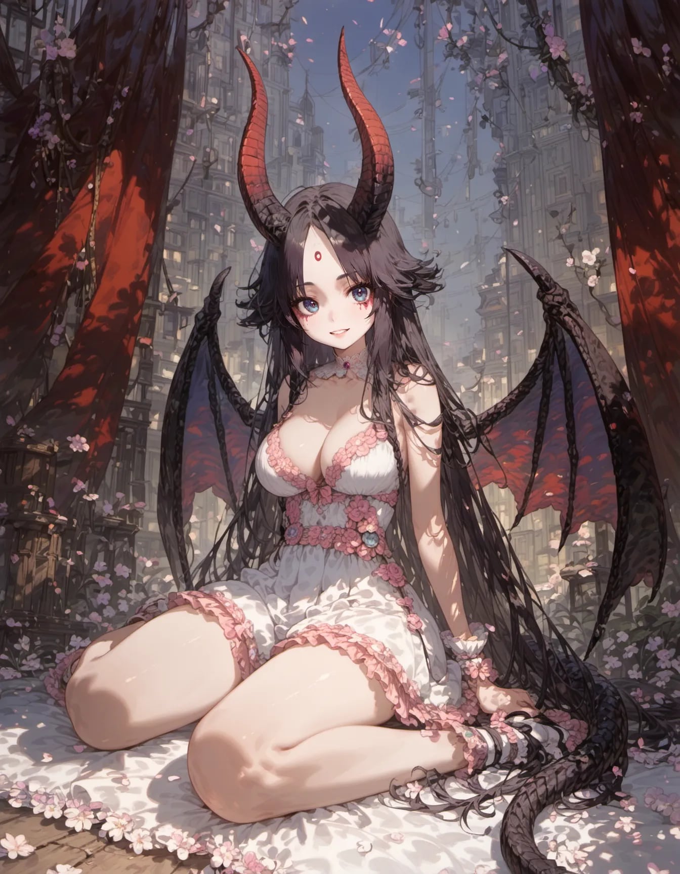 Demon's Bloom in the Ruins | の人気AIイラスト・グラビア