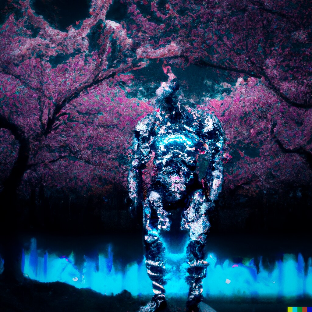 桜下 (retouched)