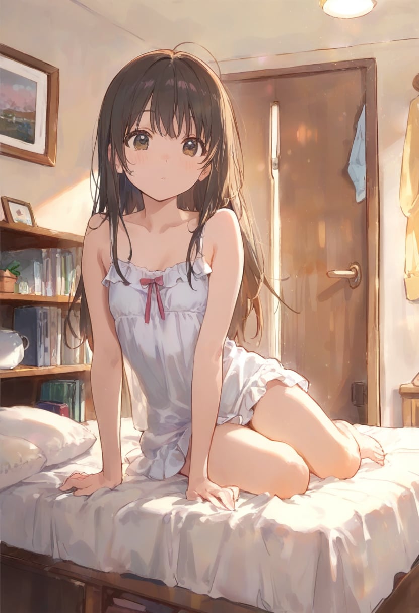 少女の部屋(水彩タッチ)(84)