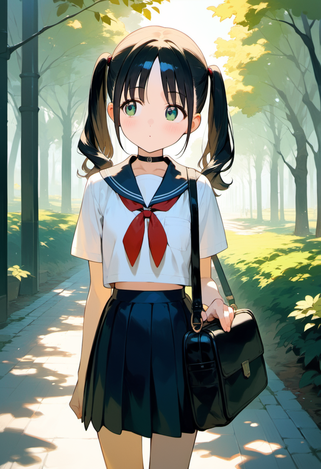 今回のターゲット…【LoRA・Pony系・夏のセーラー服】