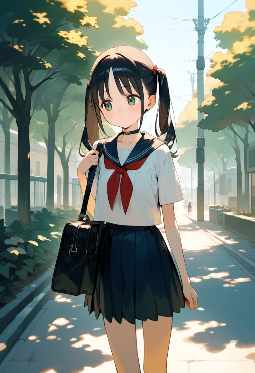 今回のターゲット…【LoRA・Pony系・夏のセーラー服】