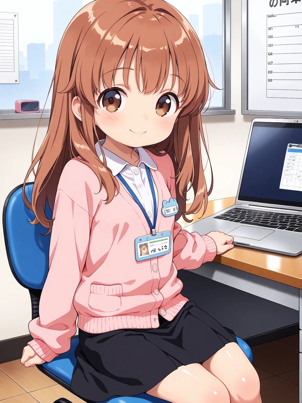 オフィスのかえでちゃん