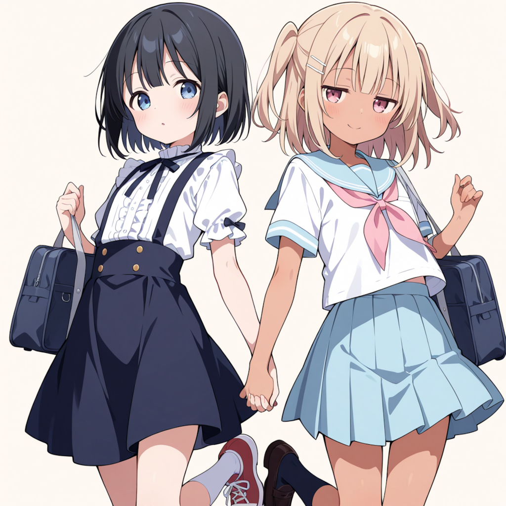 没イラスト（こなつ×まつり）