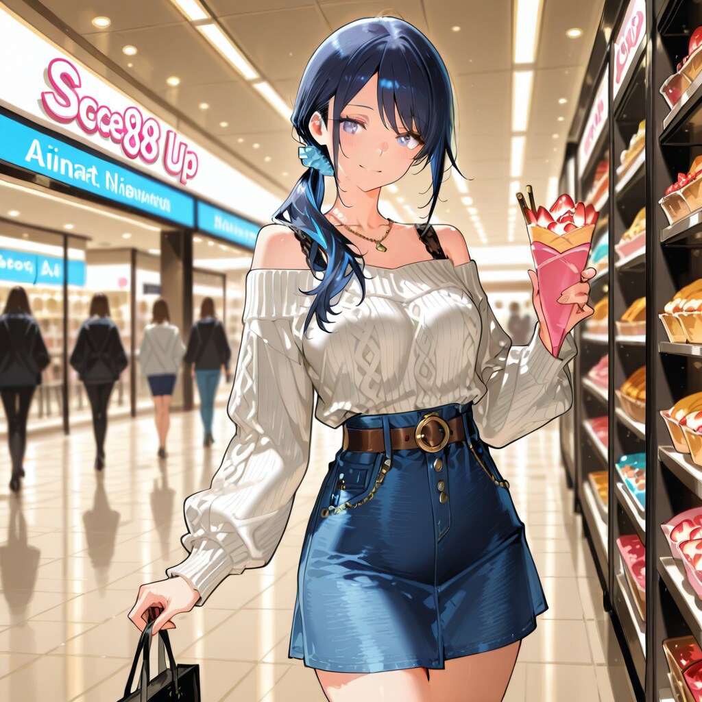 クレープを買った七瀬　119