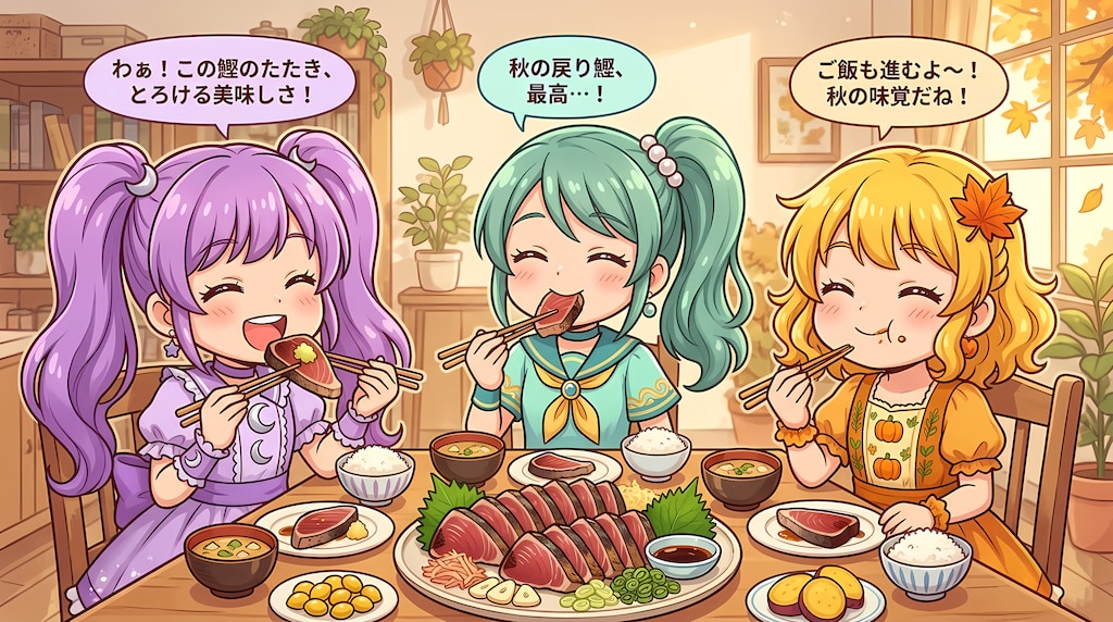 【襲来！秋の味覚！】魔法少女ｘ鰹のタタキ
