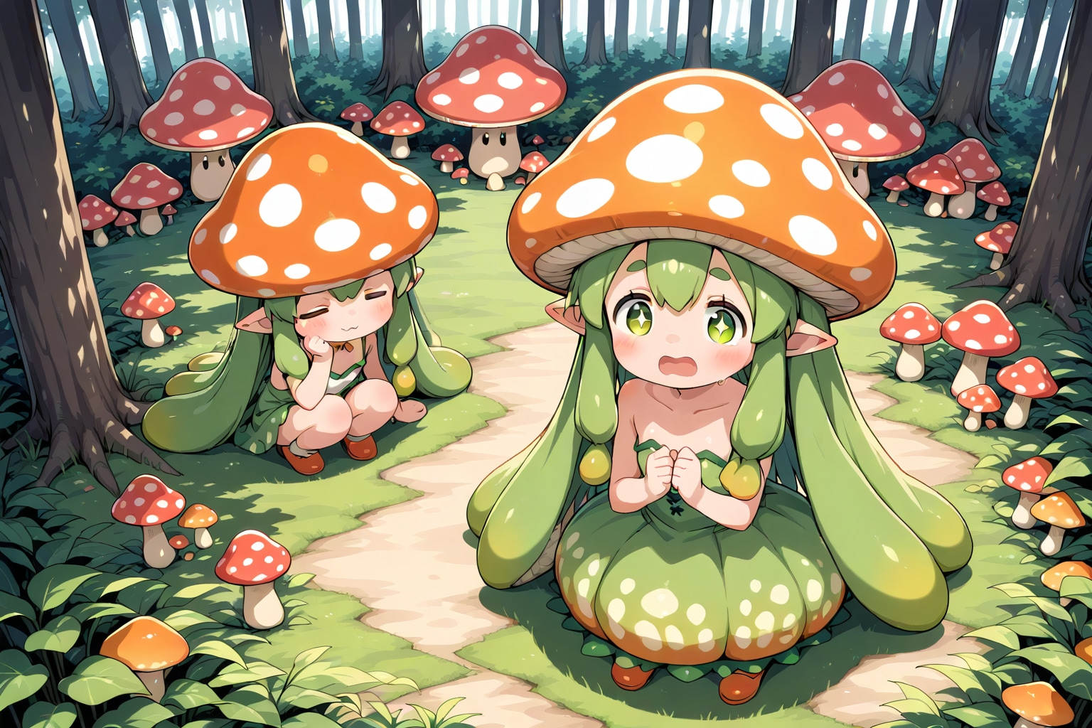 幼いマイコニド | の人気AIイラスト・グラビア