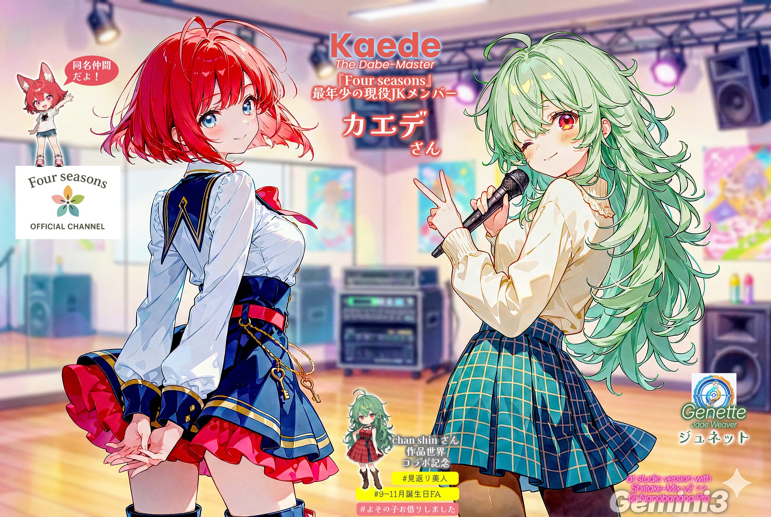 【誕生日FA】人間族カエデさんとジュネット (for chan shinさん)