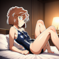 灰原哀_スクール水着_SFW 5枚目