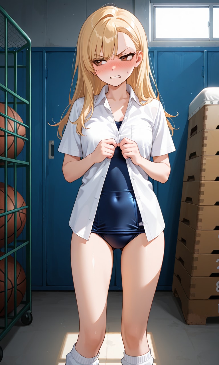 下に水着きてこいって、このためかよ…スケベ///