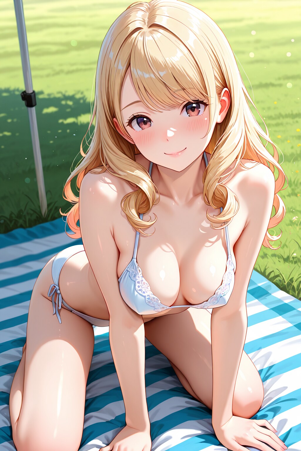 キャンプすると言ったらビキニを持ってきた心愛ちゃん