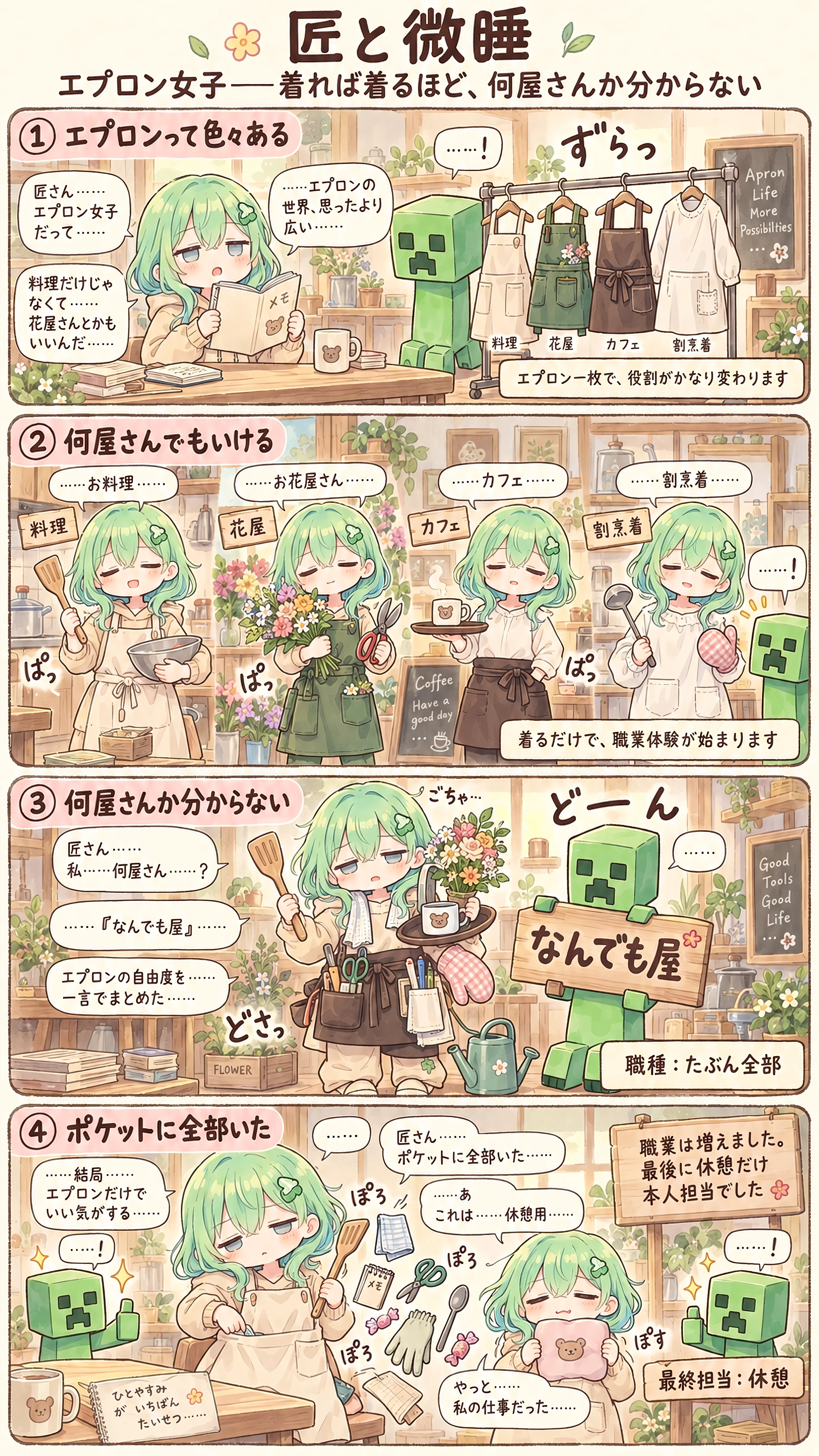 The Apron of Many Trades | の人気AIイラスト・グラビア
