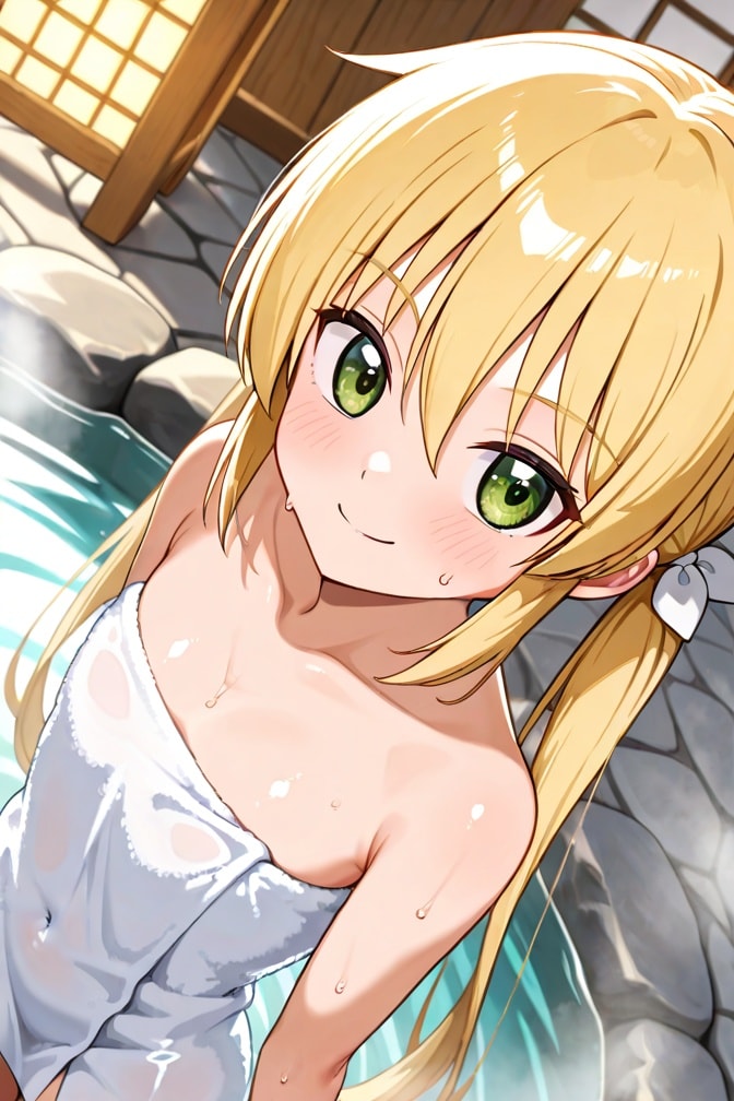 ハヤテのごとく　三千院ナギ　バスタオル