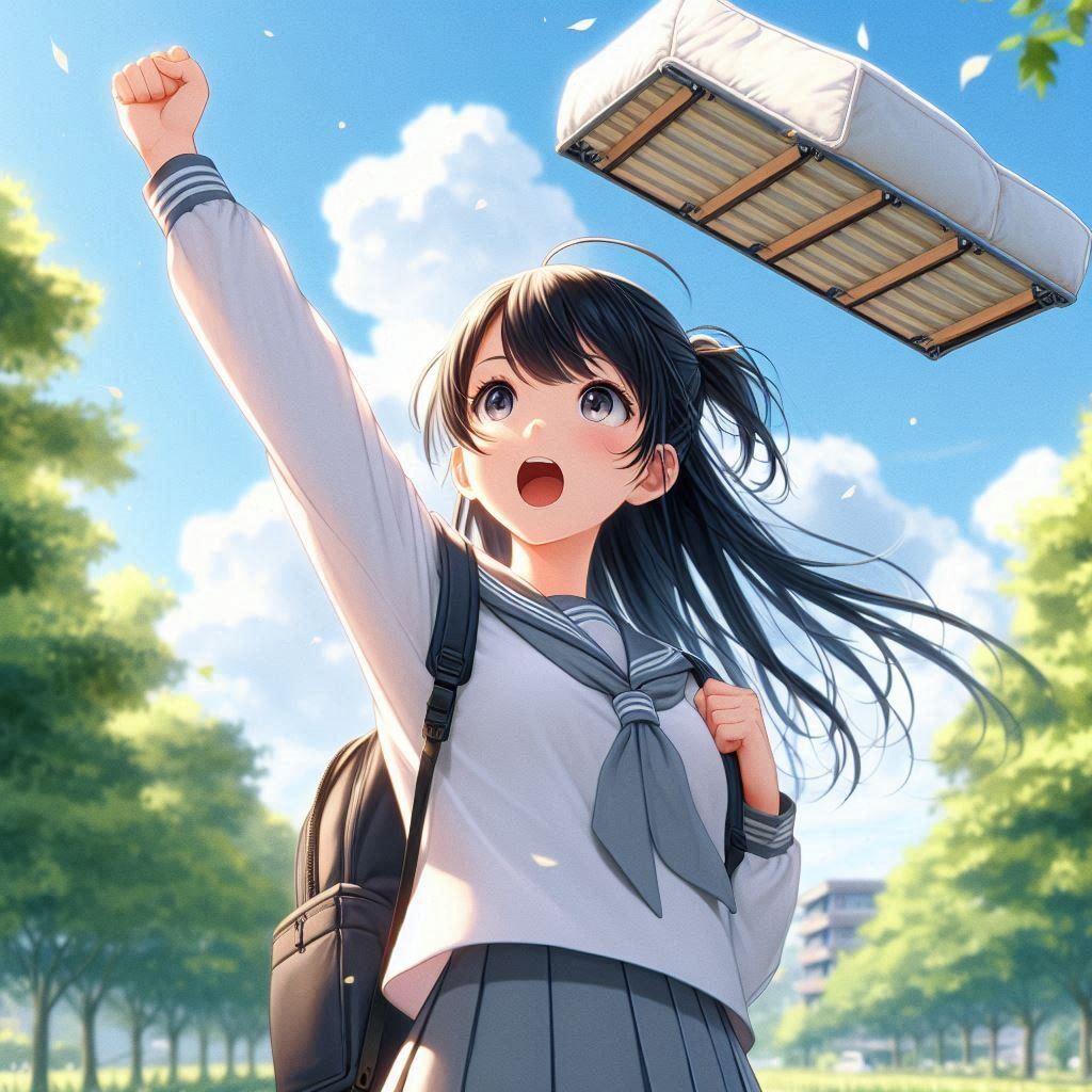 布団が吹っ飛んだー