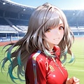 朝比奈月愛（AsahinaKagura）陸上ユニフォーム ワイルドカード 3枚目