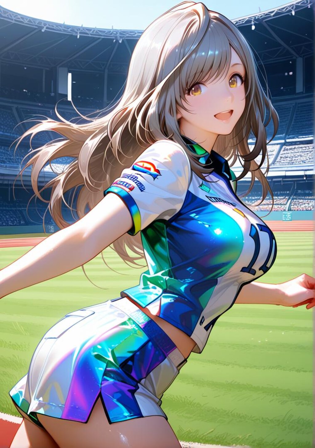 朝比奈月愛（AsahinaKagura）陸上ユニフォーム ワイルドカード