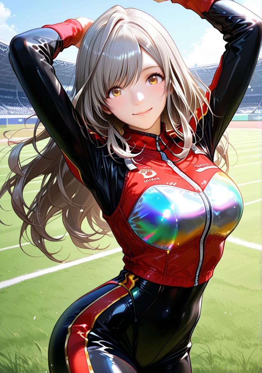 朝比奈月愛（AsahinaKagura）陸上ユニフォーム ワイルドカード