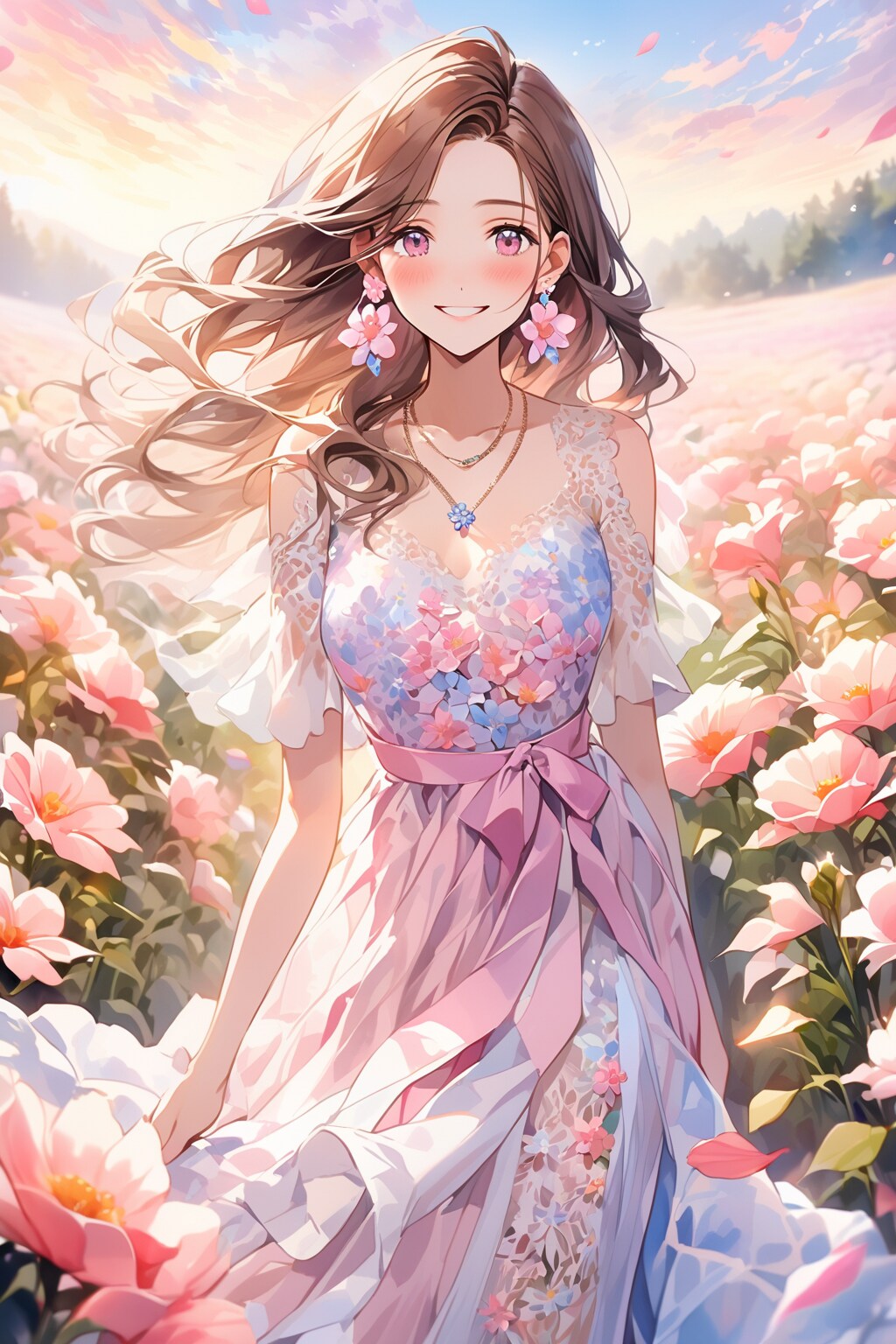 シースドレスpink2 | の人気AIイラスト・グラビア